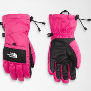 The North Face Kids Mittens in Pink and Black